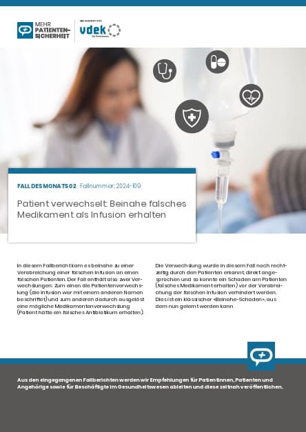 Fokusfall Medikamentenverwechslung